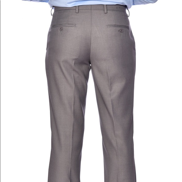 Men’s Premium Gray Slim Fit Pants - Picture 3 of 6